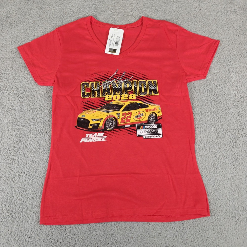 Nascar Red Champion 2022 Team Penske Graphic Tee